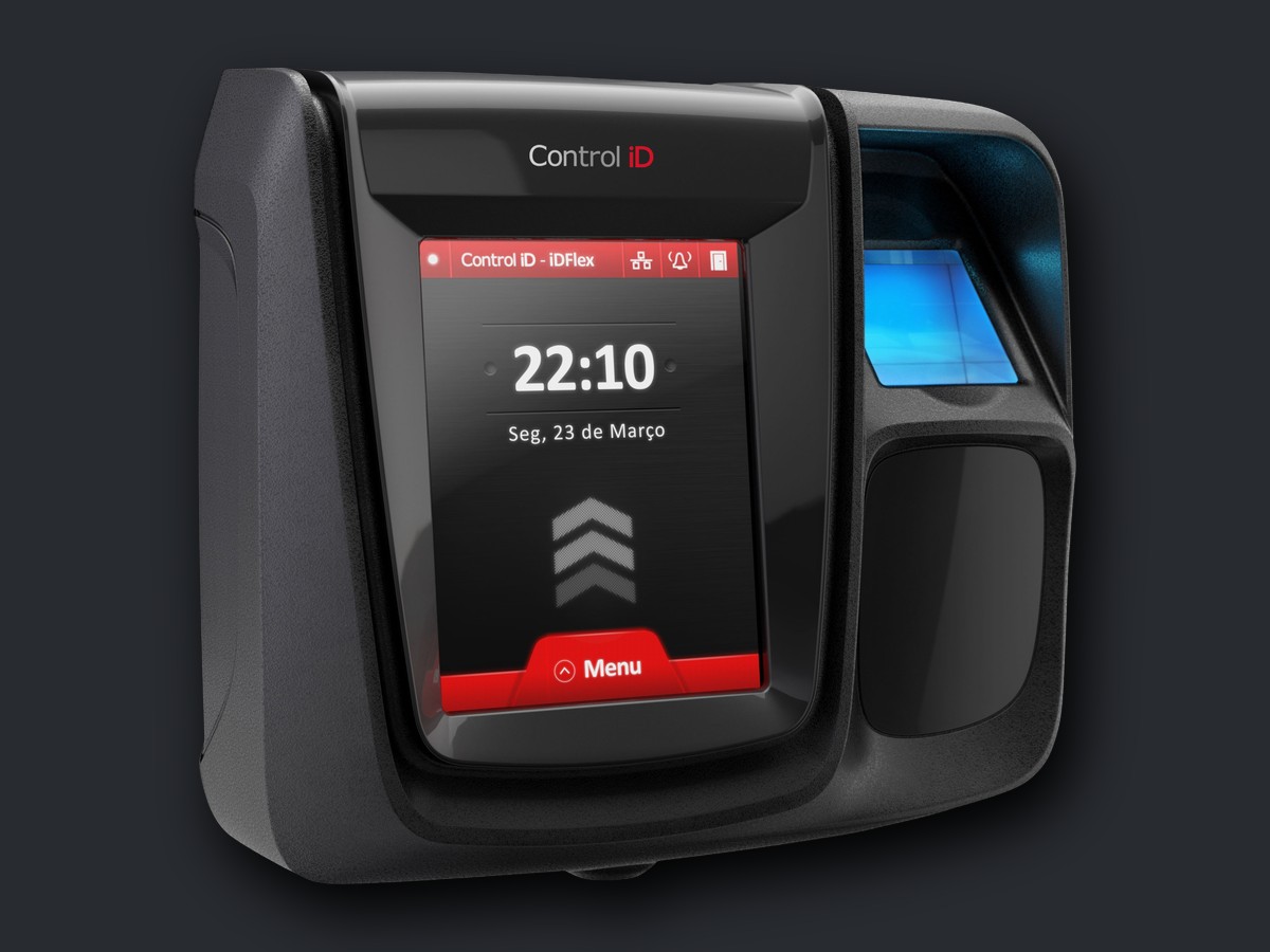 Control iD iDFlex: leitor com biometria digital, cartão de proximidade e tela colorida